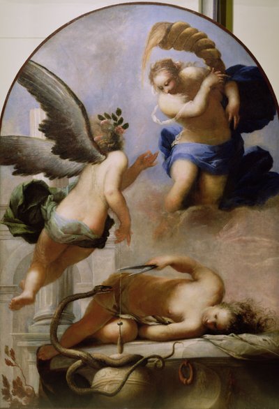 De Drie Schikgodinnen, c.1670 door Sebastiano Mazzoni